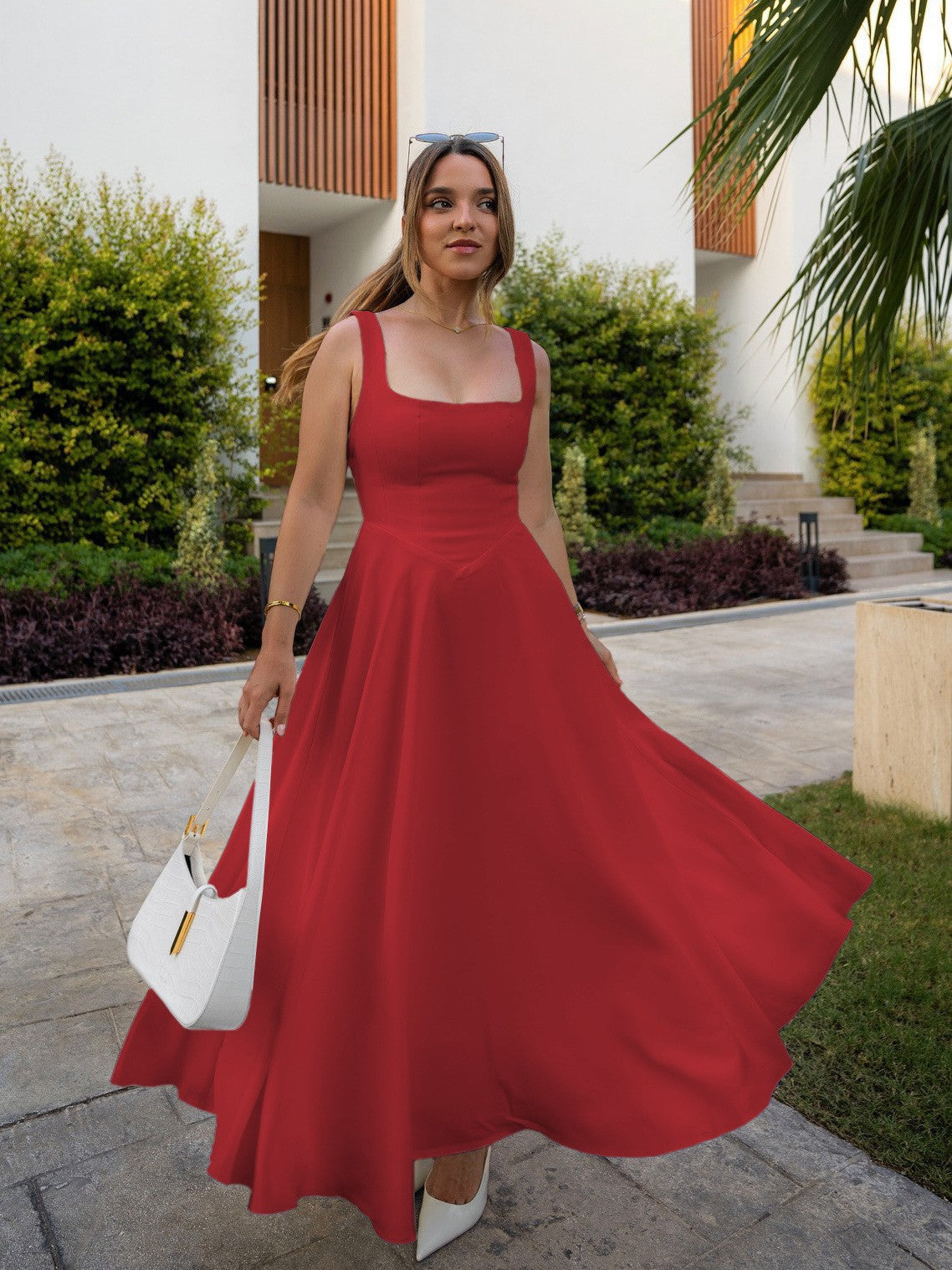 Bella Satin Maxi Dress
