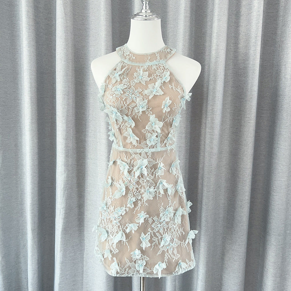 Blossom Lace Mini Dress