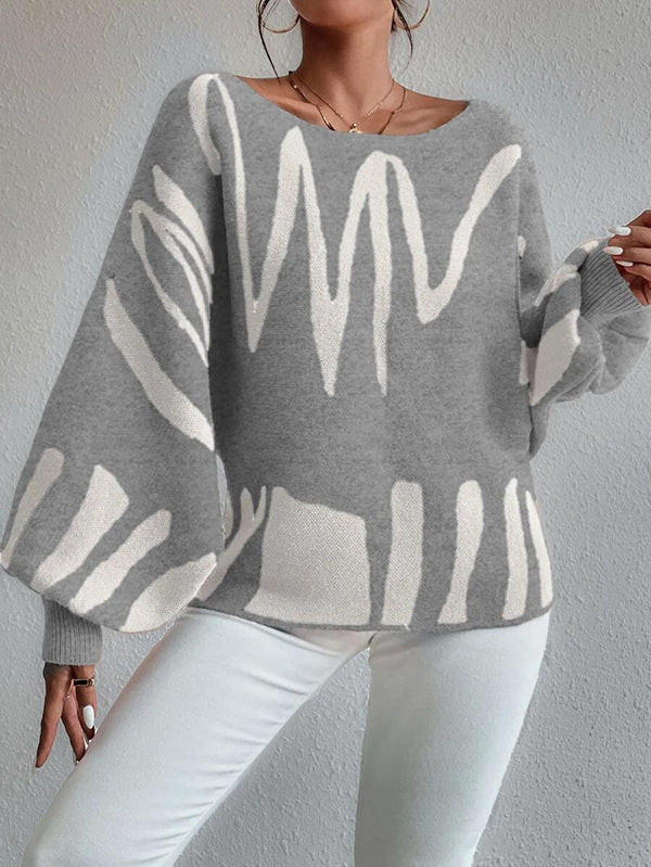 Madison Wave Knit Sweater
