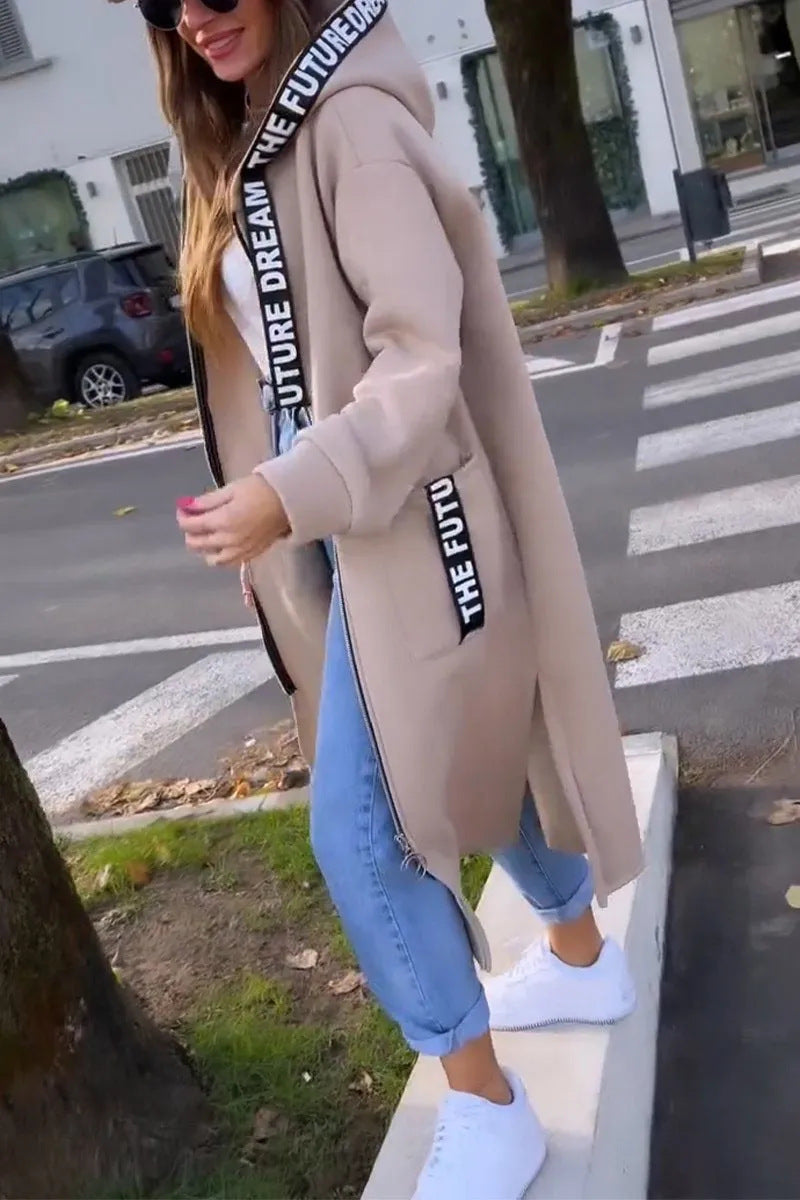 UrbanFlow Hooded Long Cardigan