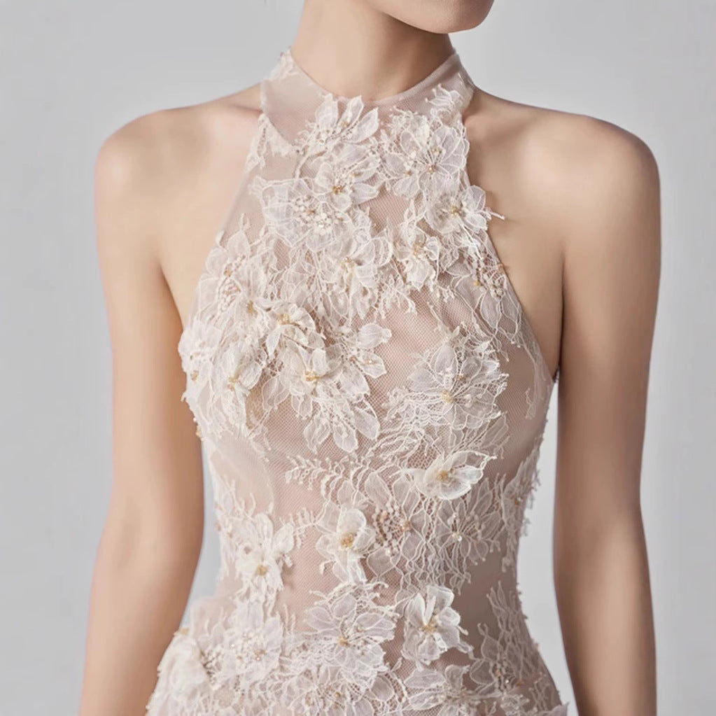 Blossom Lace Mini Dress