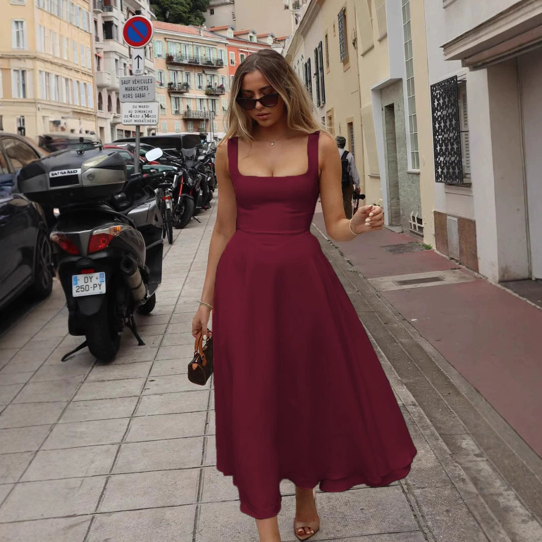 Bella Satin Maxi Dress