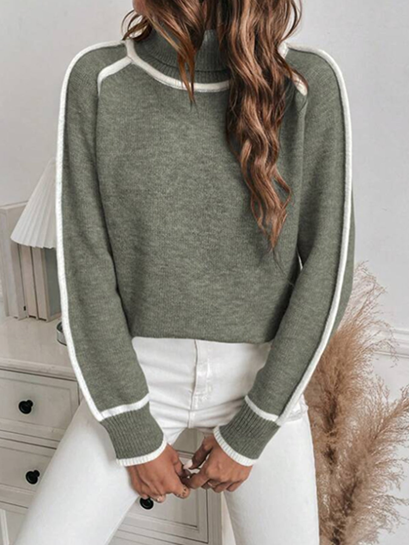 Harper Cashmere Turtleneck Sweater