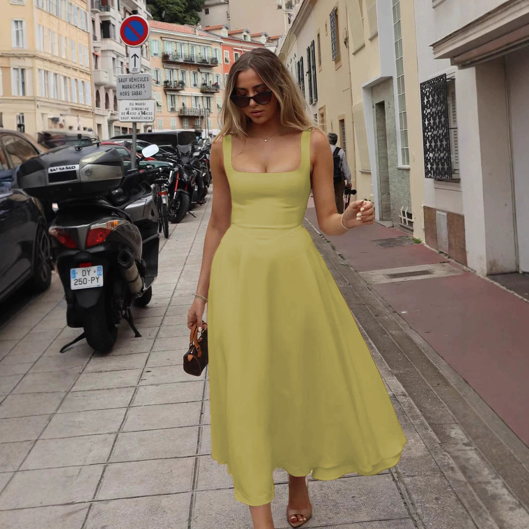 Bella Satin Maxi Dress