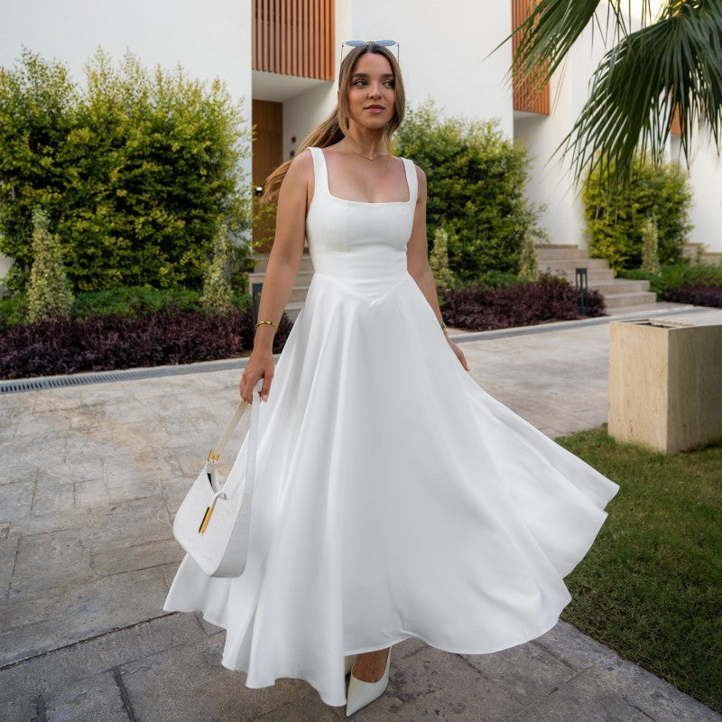 Bella Satin Maxi Dress