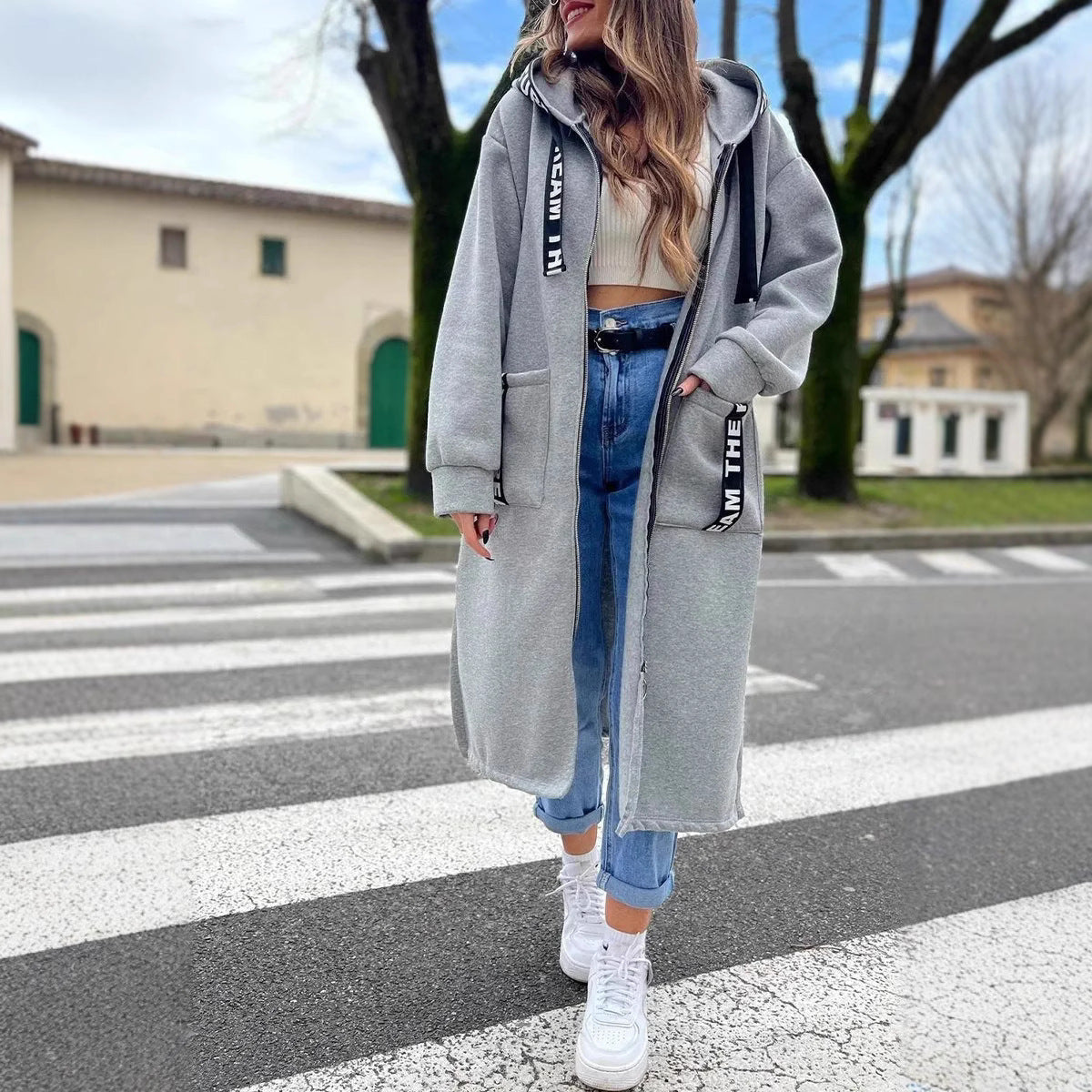 UrbanFlow Hooded Long Cardigan