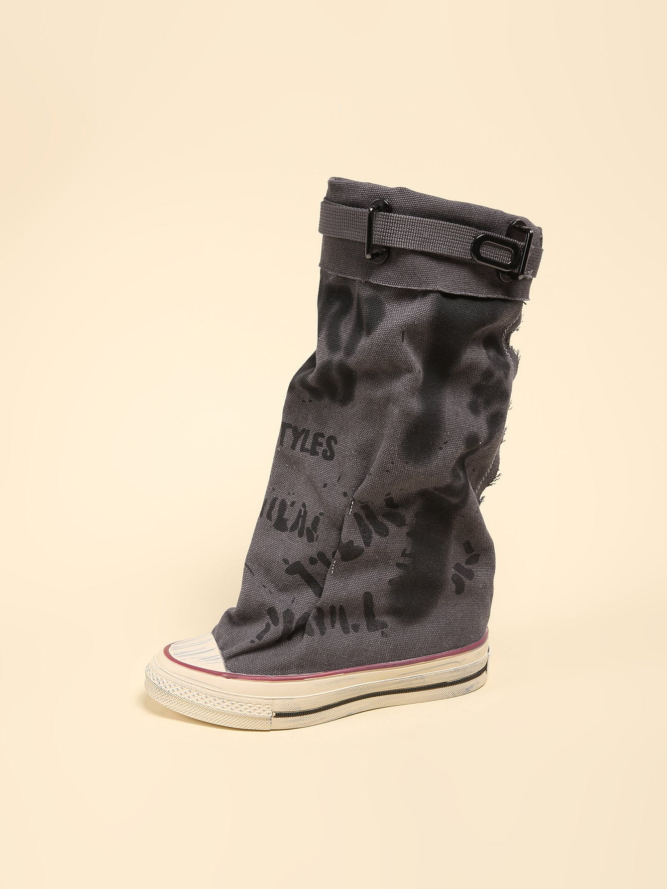 Rowan Graffiti Buckle Boots