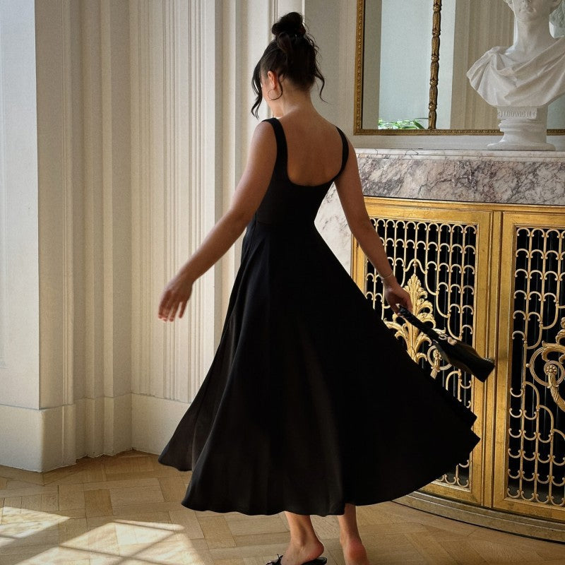 Bella Satin Maxi Dress