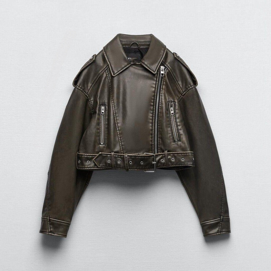 Scarlett Rebel Cropped Moto Jacket