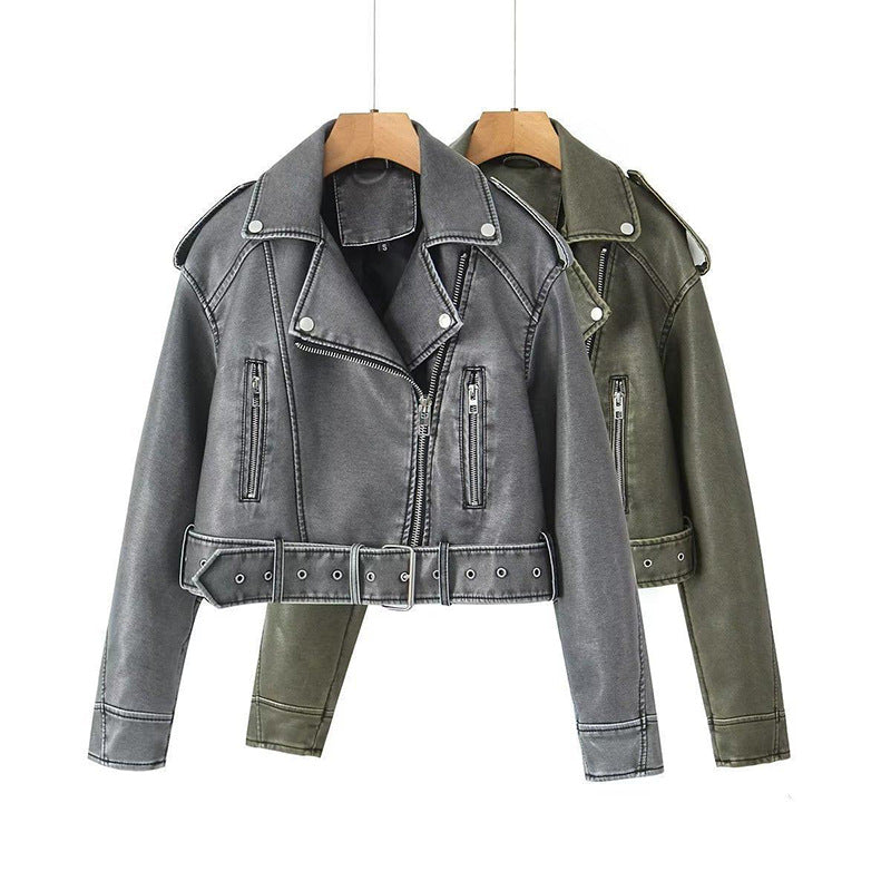 Scarlett Rebel Cropped Moto Jacket