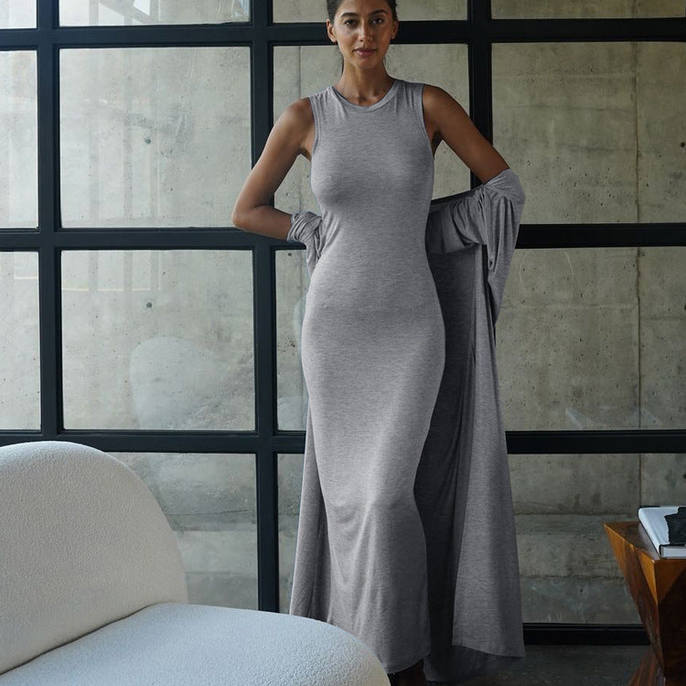 Mayce Bold™ | Élora Minimal Grey Two-Piece Set