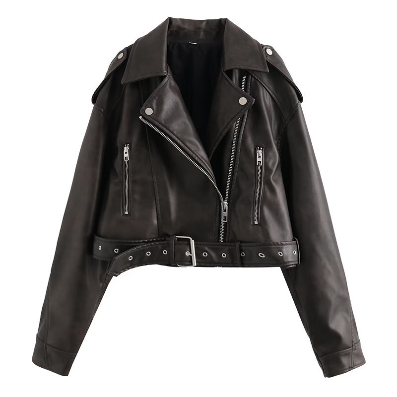 Scarlett Rebel Cropped Moto Jacket