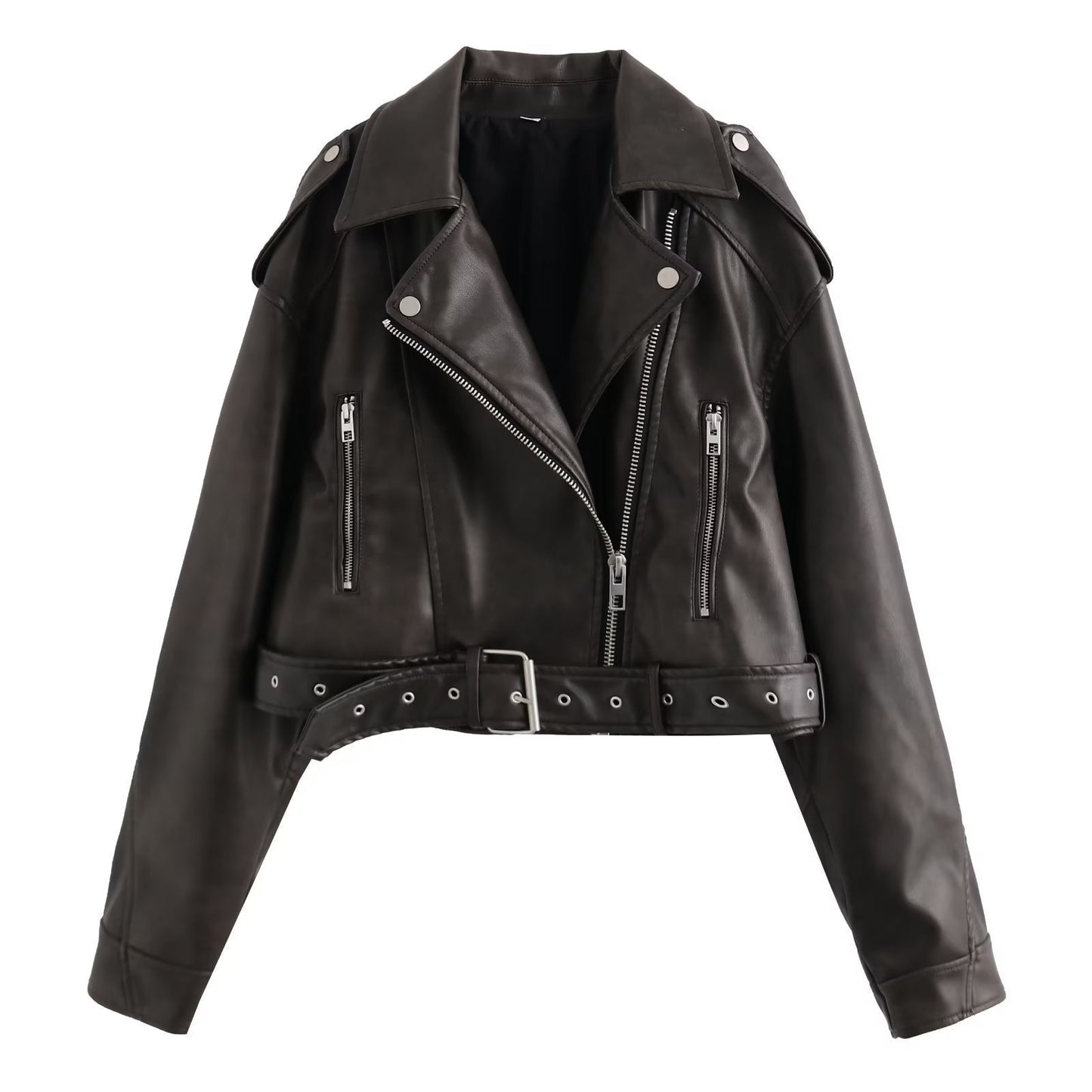 Scarlett Rebel Cropped Moto Jacket