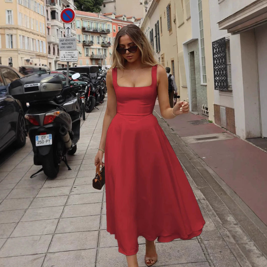 Bella Satin Maxi Dress