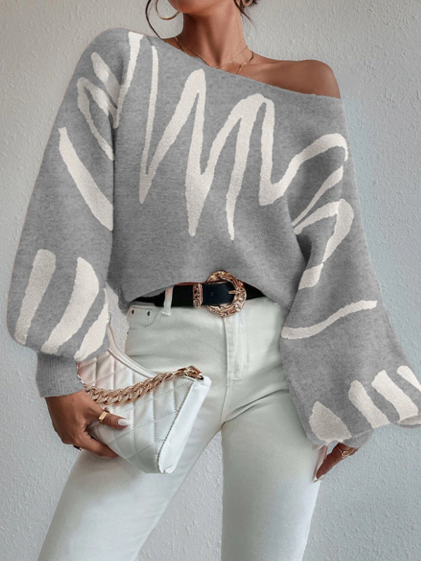 Madison Wave Knit Sweater