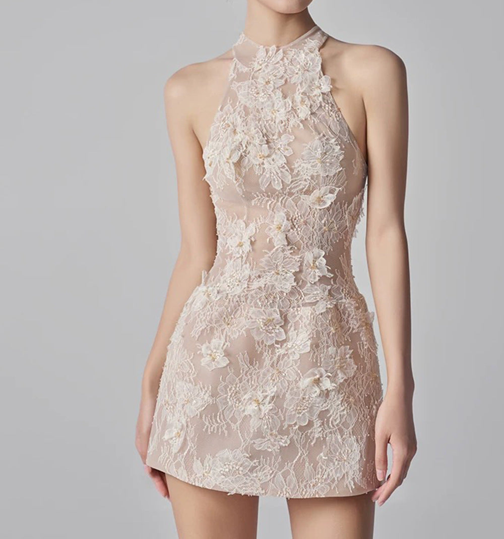 Blossom Lace Mini Dress