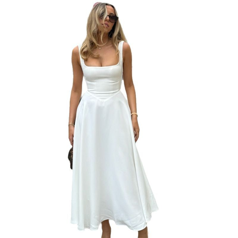 Bella Satin Maxi Dress
