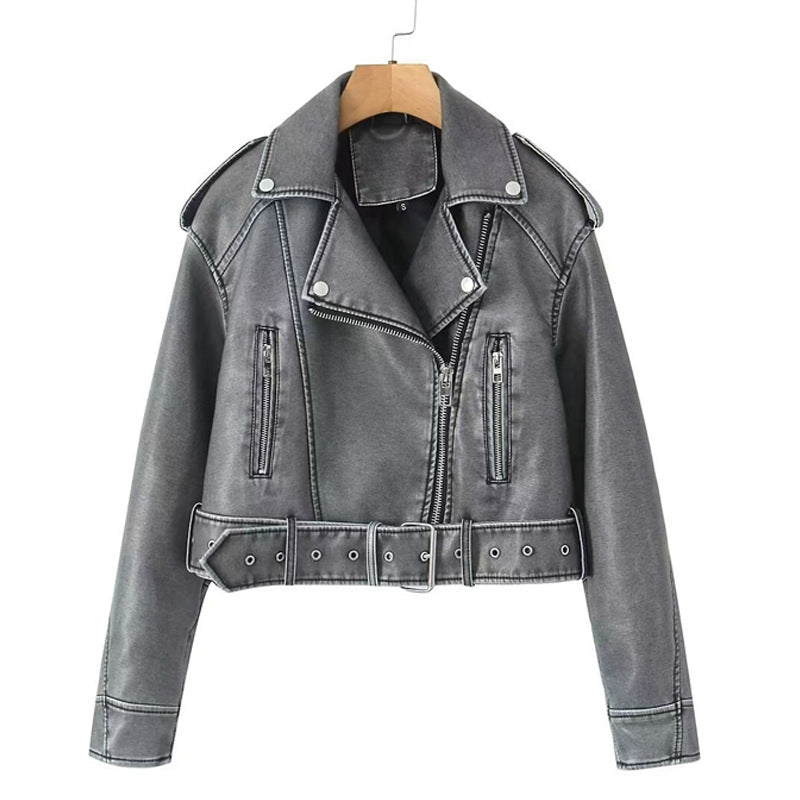 Scarlett Rebel Cropped Moto Jacket