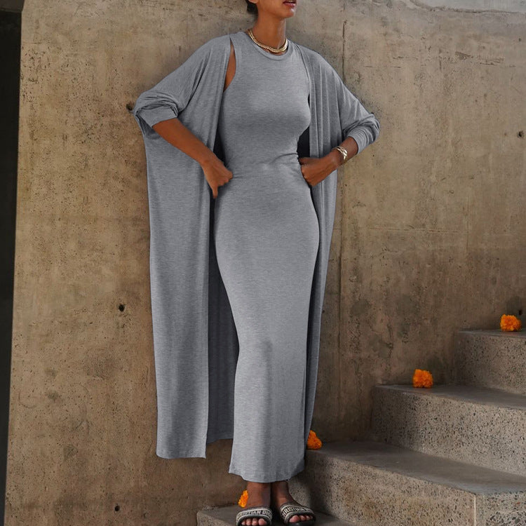 Mayce Bold™ | Élora Minimal Grey Two-Piece Set