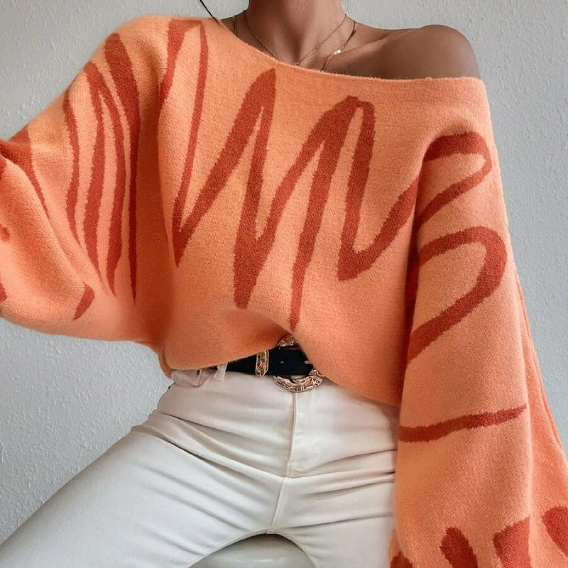 Madison Wave Knit Sweater