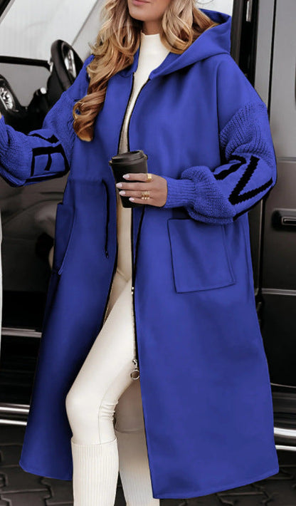 WinterGlow Hooded Coat