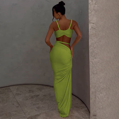 Valeria Cut-Out Uzun Elbise