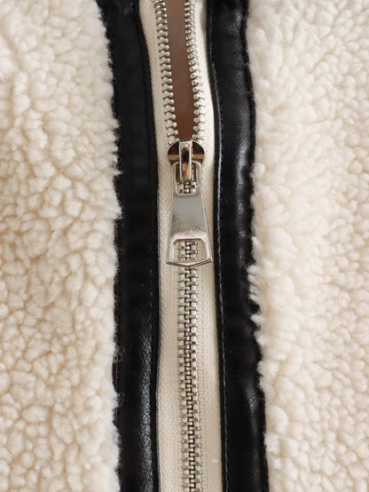 Aspen Teddy Piping Jacket