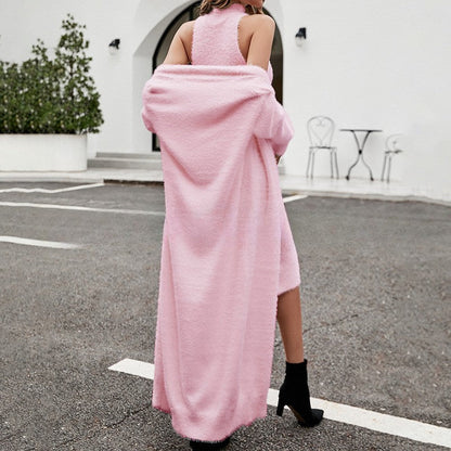 Harper Knit Set — Long Cardigan + Knit Dress