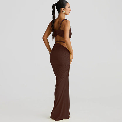 Valeria Cut-Out Uzun Elbise