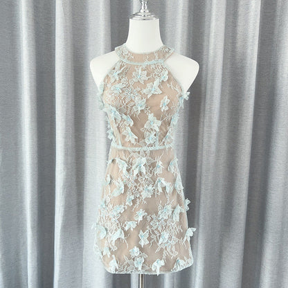 Blossom Lace Mini Dress