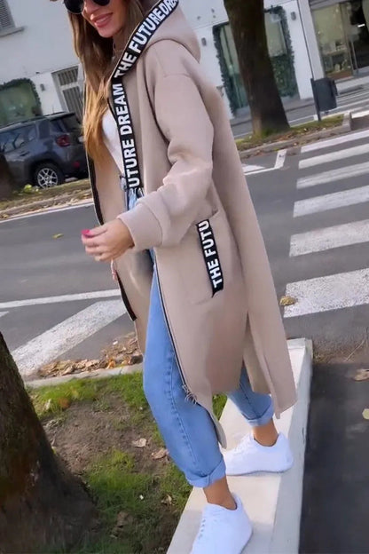 UrbanFlow Hooded Long Cardigan