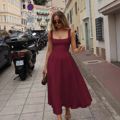 Bella Satin Maxi Dress