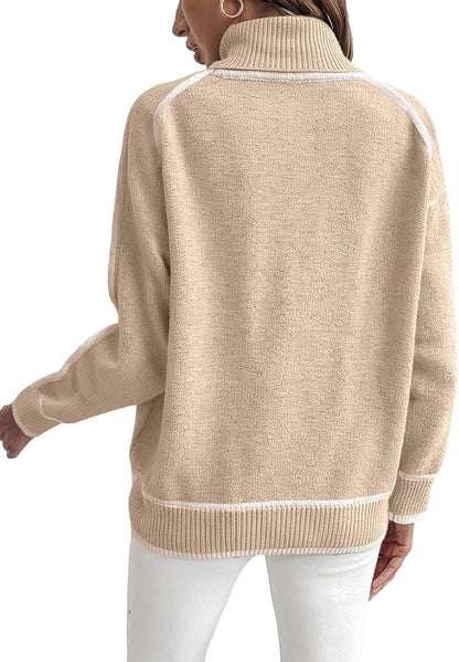 Harper Cashmere Turtleneck Sweater