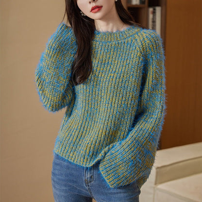 Brooklyn Oversize Color Knit Sweater