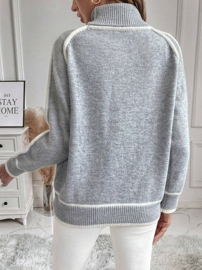 Harper Cashmere Turtleneck Sweater
