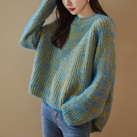 Brooklyn Oversize Color Knit Sweater
