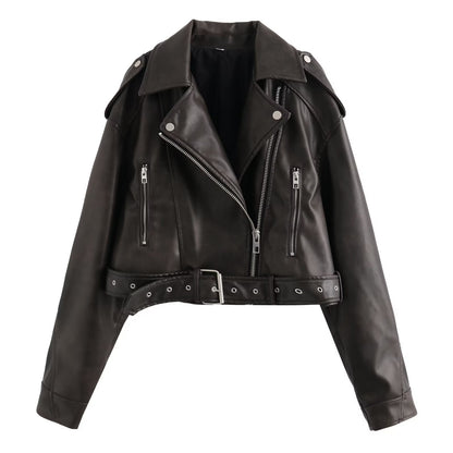 Scarlett Rebel Cropped Moto Jacket
