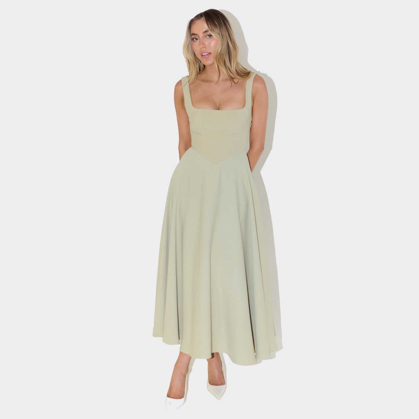 Bella Satin Maxi Dress