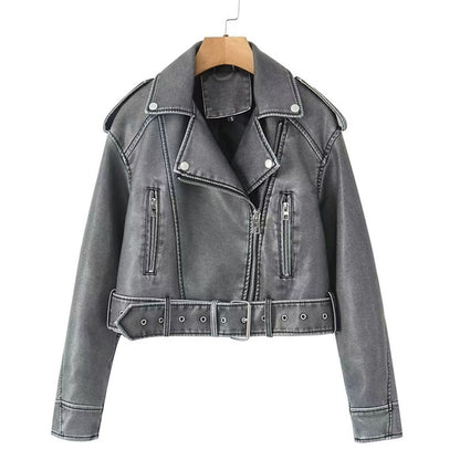 Scarlett Rebel Cropped Moto Jacket
