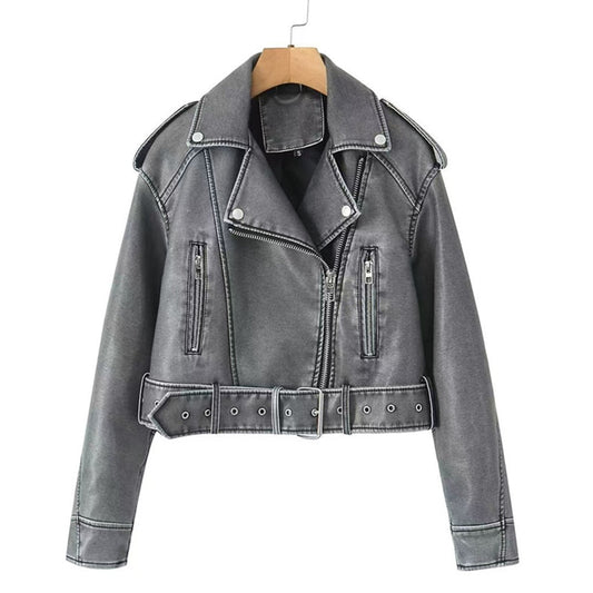 Scarlett Rebel Cropped Moto Jacket